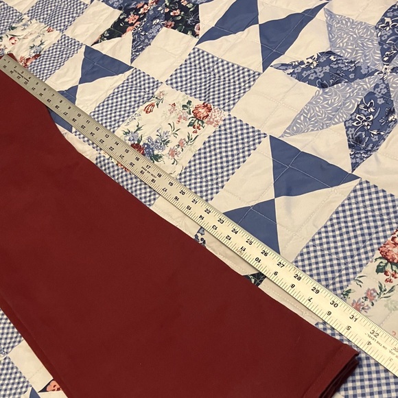 Maurices Women's Boot Cut Jeans in Deep Red - Picture 8 of 9